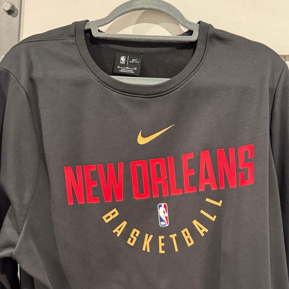 Nike Black New Orleans Basketball Crewneck